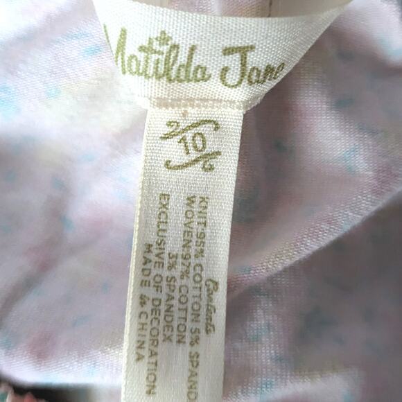 Matilda Jane Top Girls Size 10 Yellow Floral - Picture 7 of 7